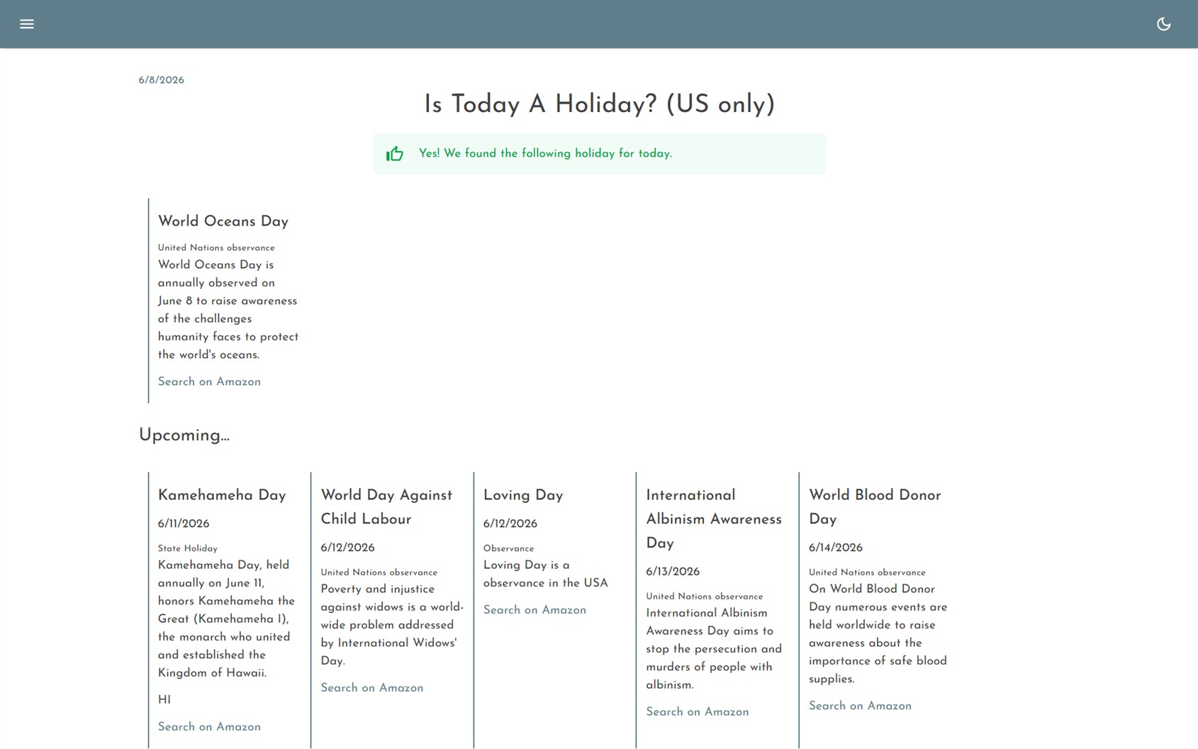 Is Today A Holiday?