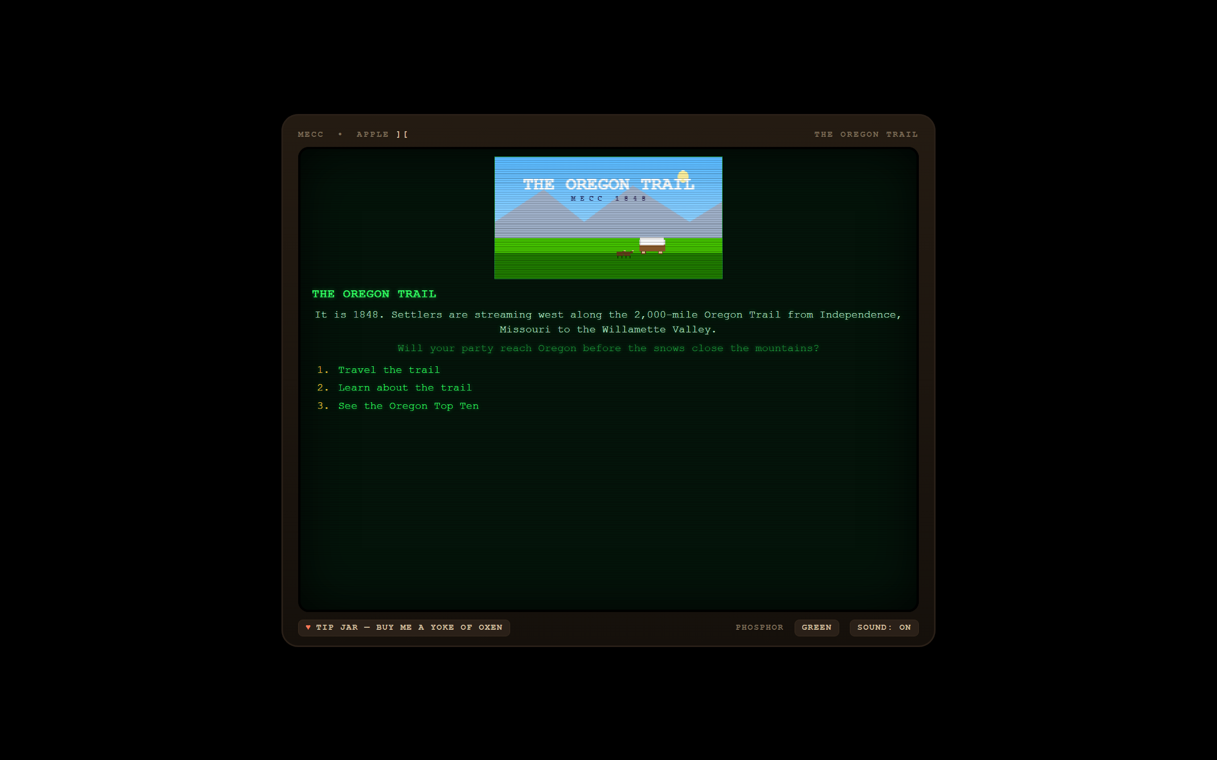 The Oregon Trail